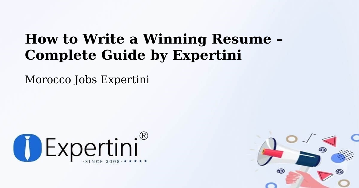 Resume Writing Guide for Job Seekers – Madagh - Madagh, Morocco Jobs Expertini